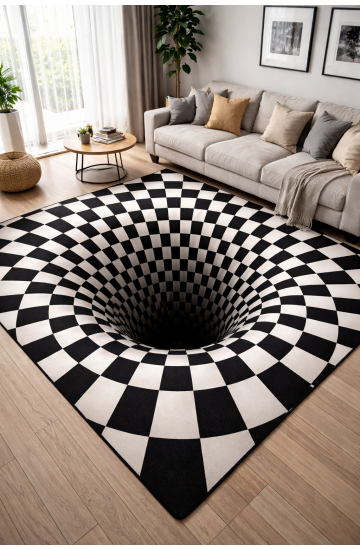 3D-ковер с реалистичной оптической иллюзией глубины